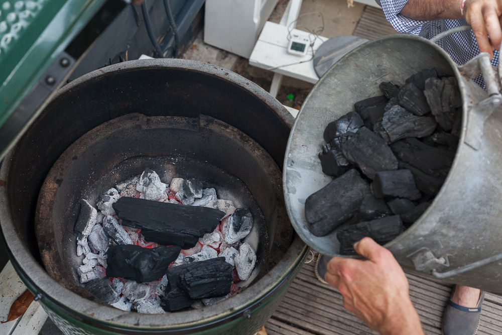 Houtskool voor kamado