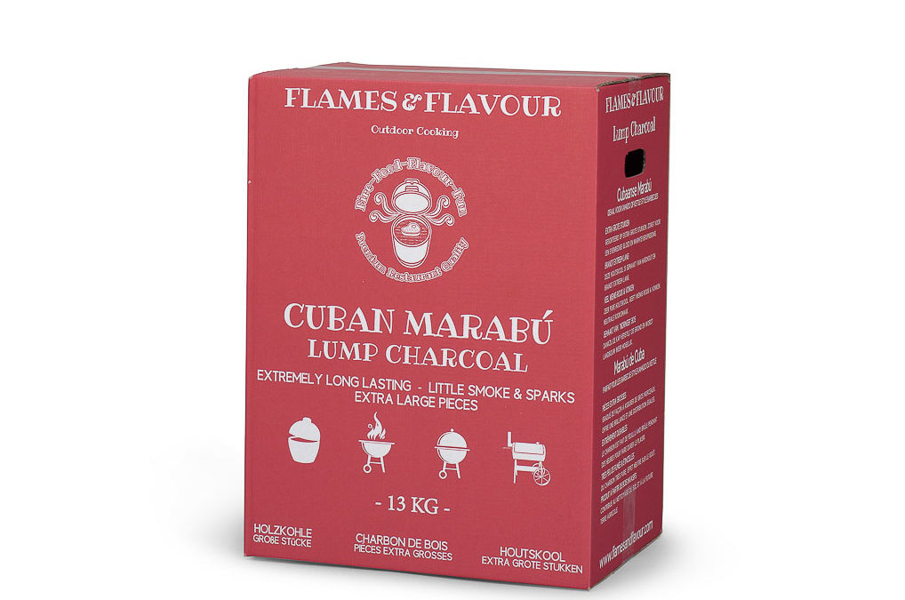 Marabu houtskool uit Cuba van Flames & Flavour