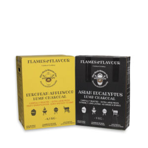 Mix aanbieding Appelhout Houtskool (8,5KG) + Big Block Aziatische Eucalyptus Houtskool (9KG)