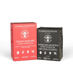 Combi aanbieding Big Block Aziatische Eucalyptus (18KG) + Cubaanse Marabu Houtskool (15KG)